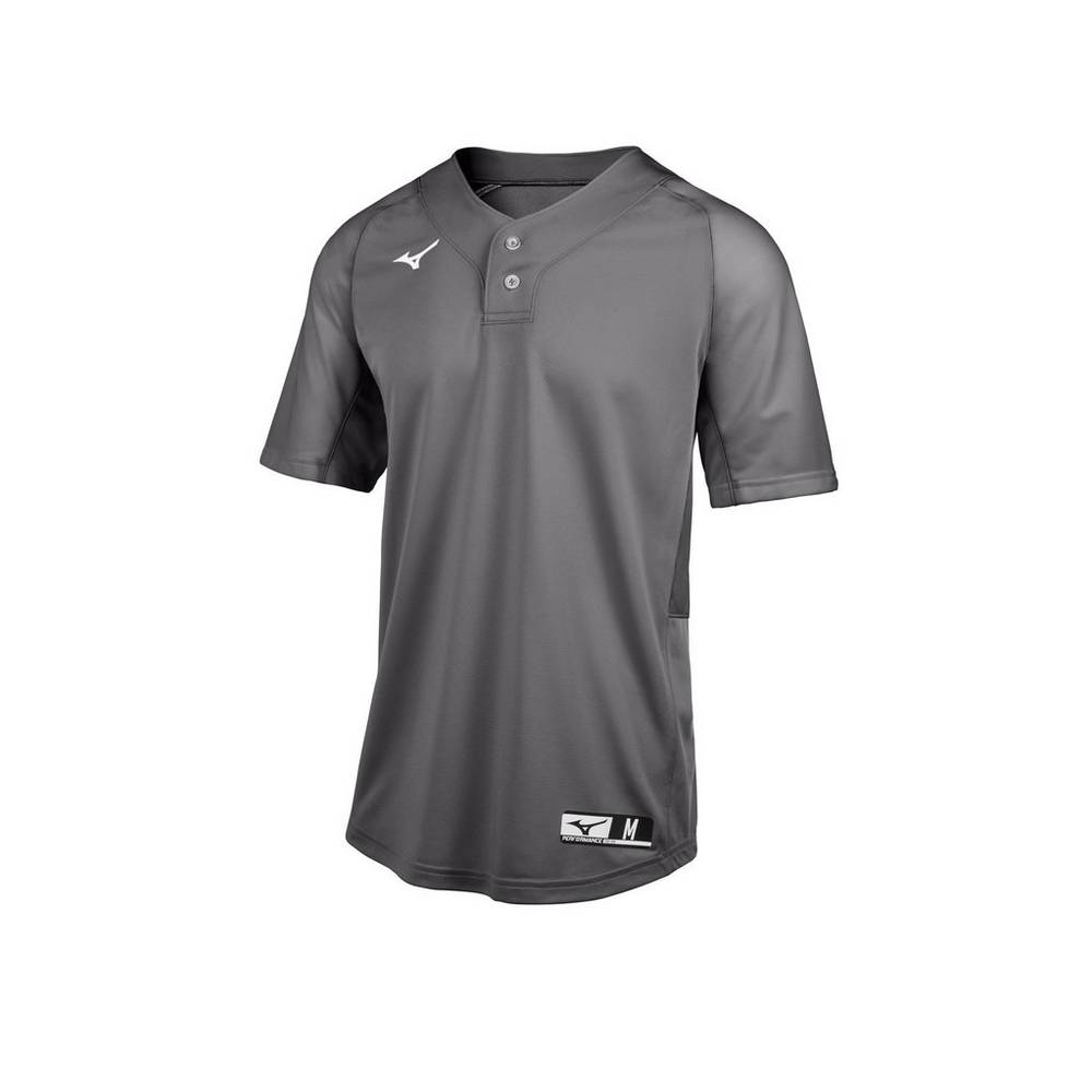 Panske Dresy Mizuno Aerolite 2-Button Baseball Siva Vypredaj SBTD06214